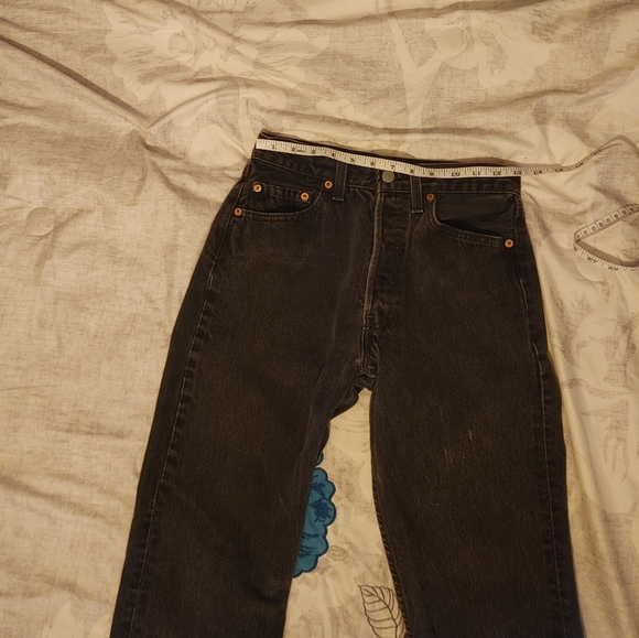 Vintage 90's Black Levis 501 jeans - Picture 3 of 11